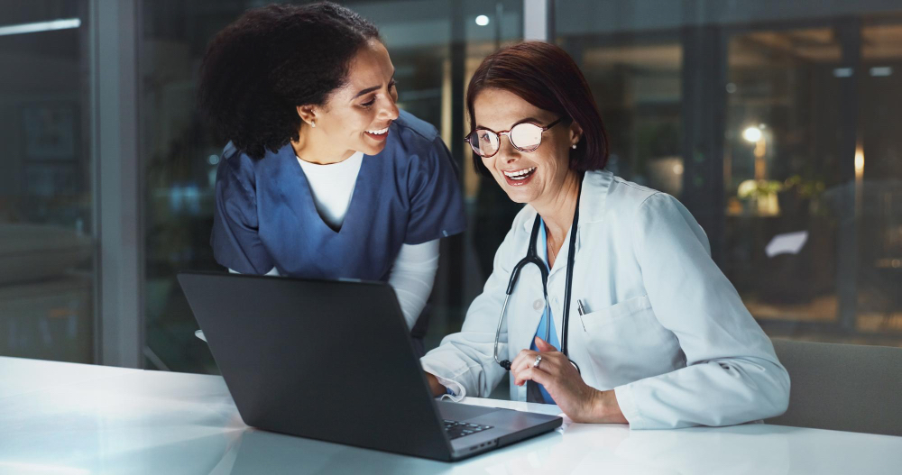 Doctor discussing private GP follow-up care Doctor discussing private GP follow-up care